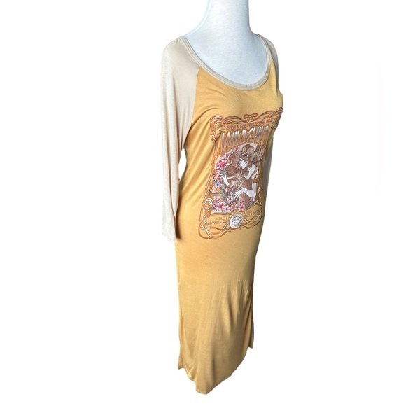 Spell & The Gypsy Wild Child Raglan T Shirt Midi Dress NWT - Picture 7 of 16